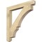 Ekena Millwork Balboa Craftsman Rough Sawn Bracket, Douglas Fir, 4"W x 36"D x 36"H BKT04X36X36BOA04RDF - alternate 1